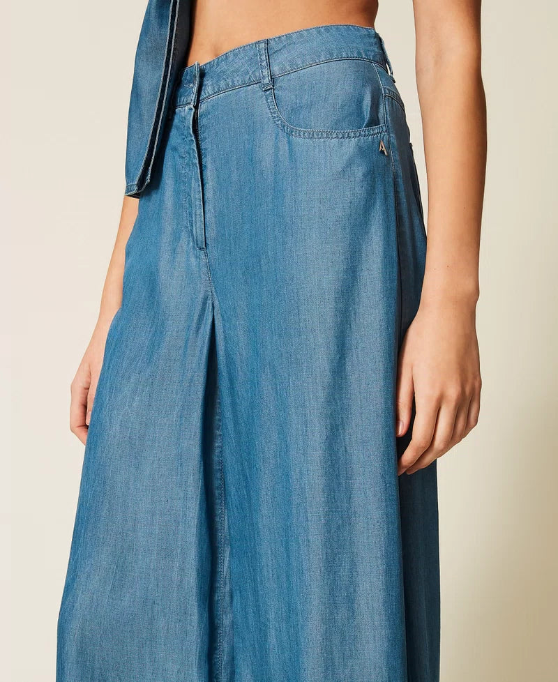 Calça palazzo liocel TWINSET