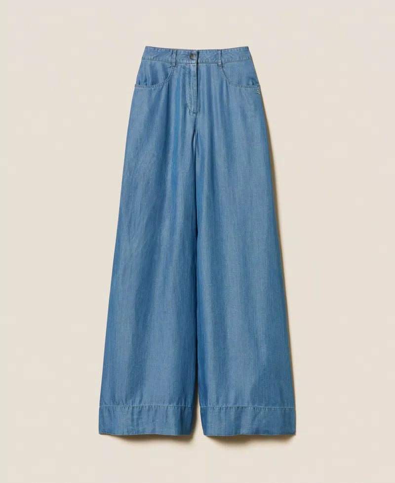 Calça palazzo liocel TWINSET