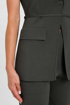 Colete de malha com cinto fino TWINSET