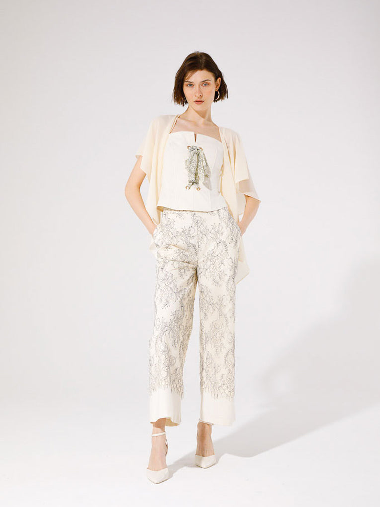 Calça com renda GOA GOA