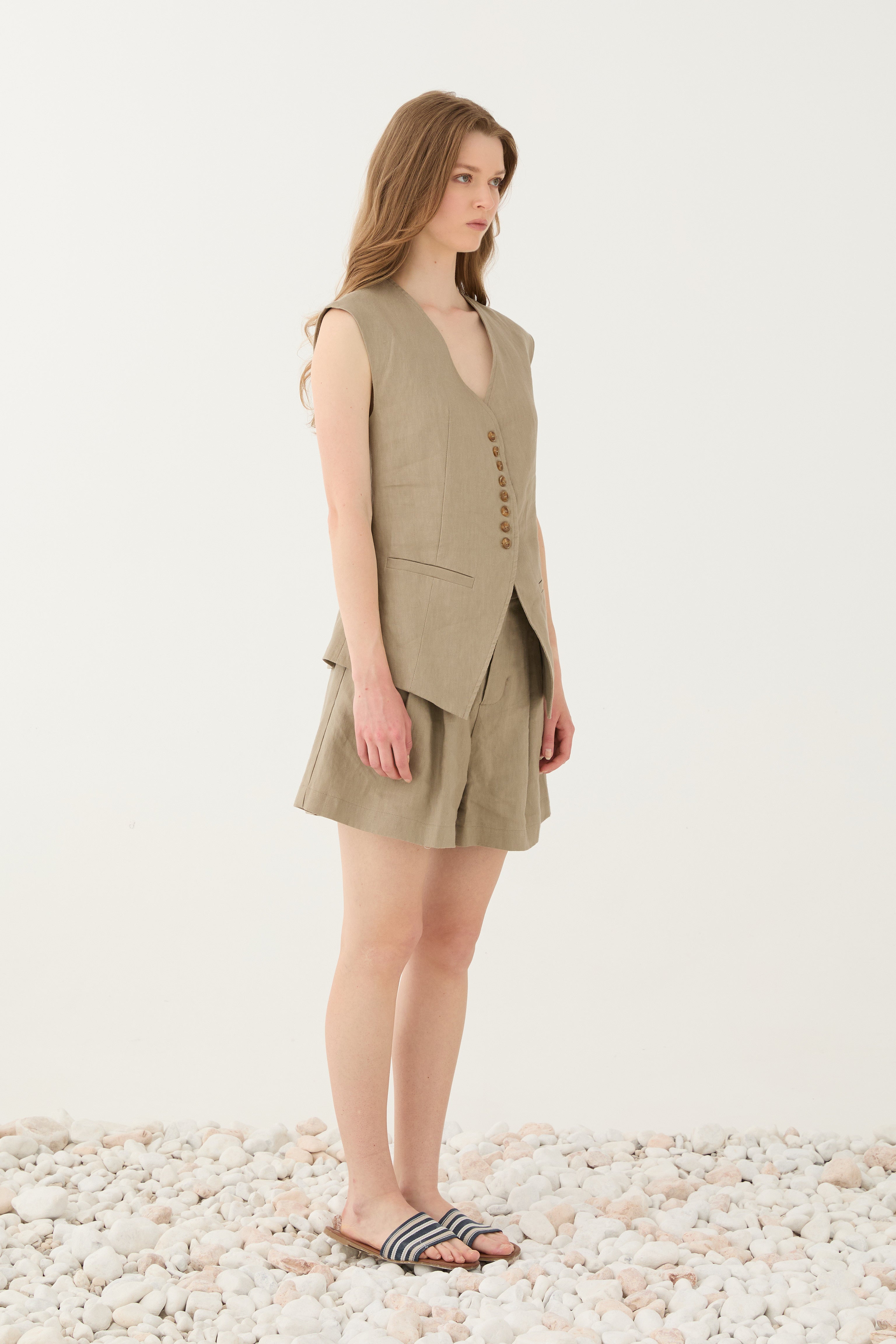 Colete de linho ELEH