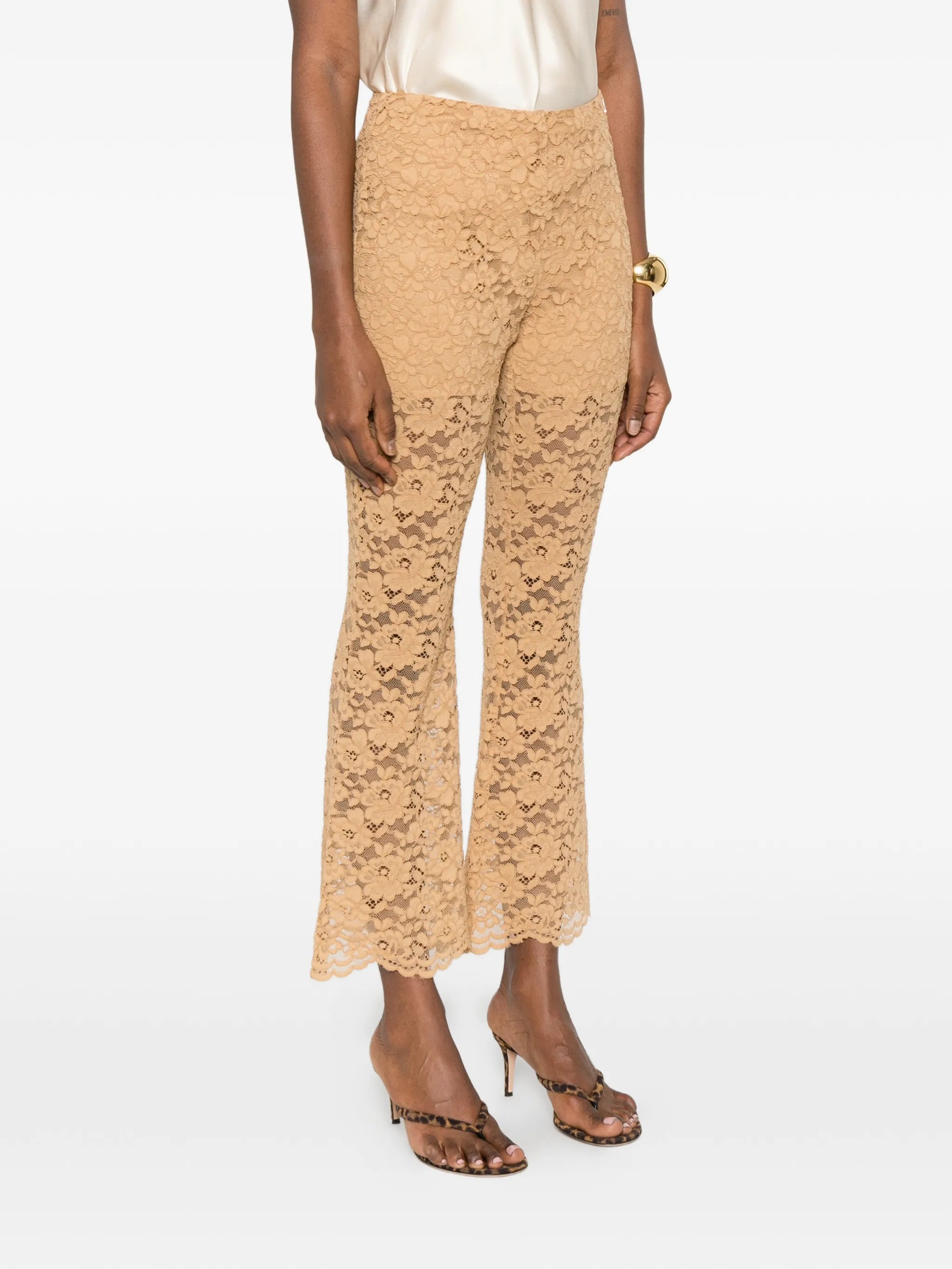 Calça de renda floral TWINSET