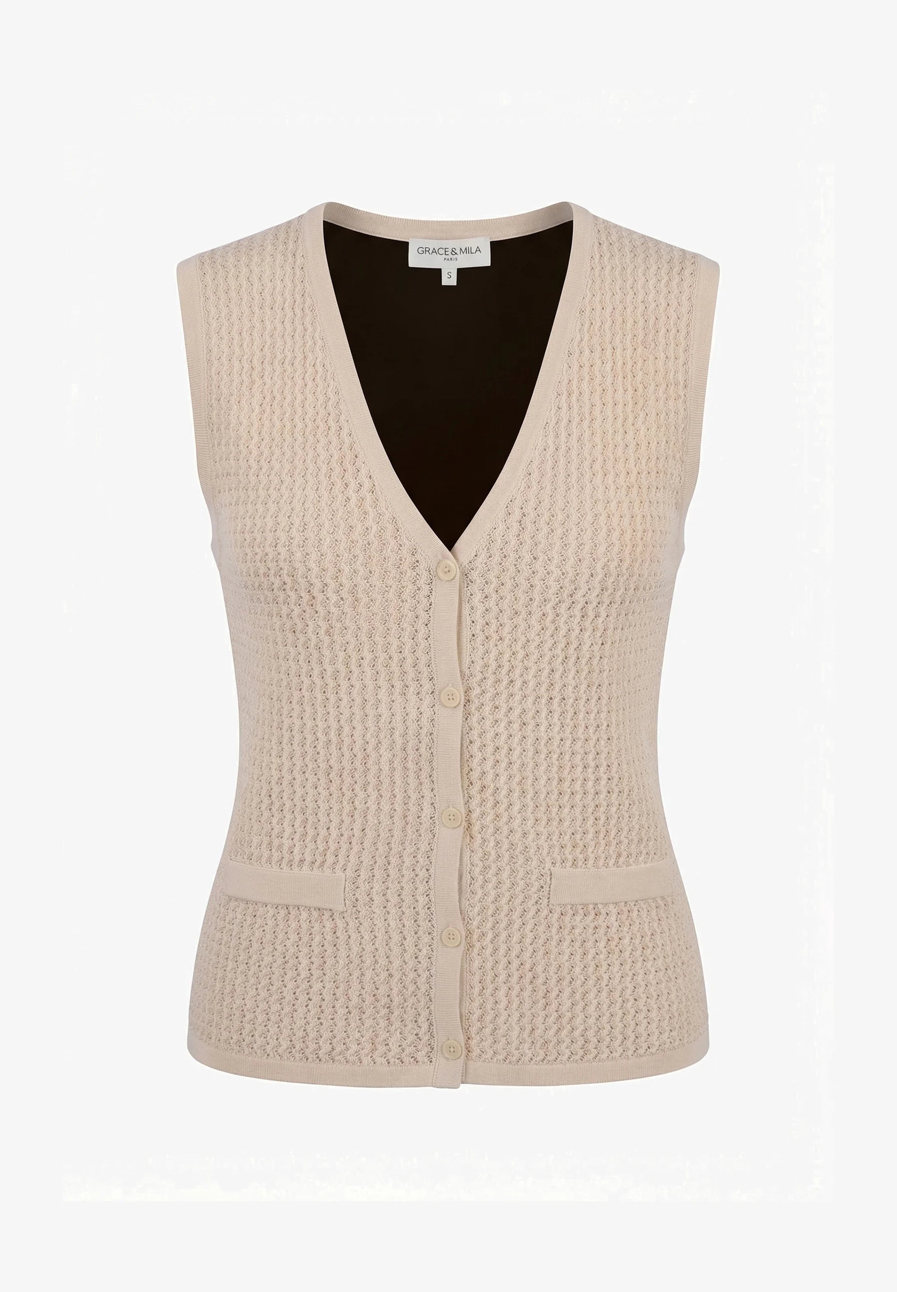 Colete de malha "WAYNE" GRACE & MILA