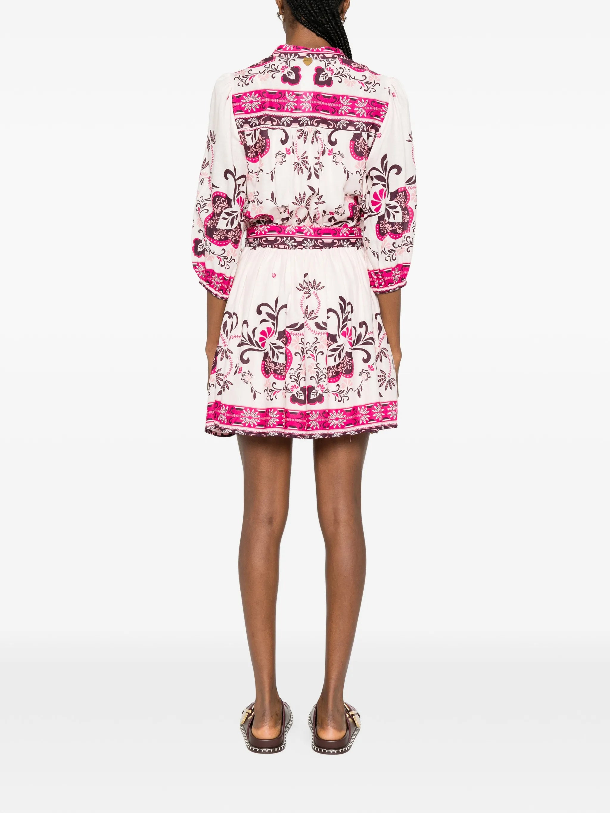 Vestido com estampa floral TWINSET