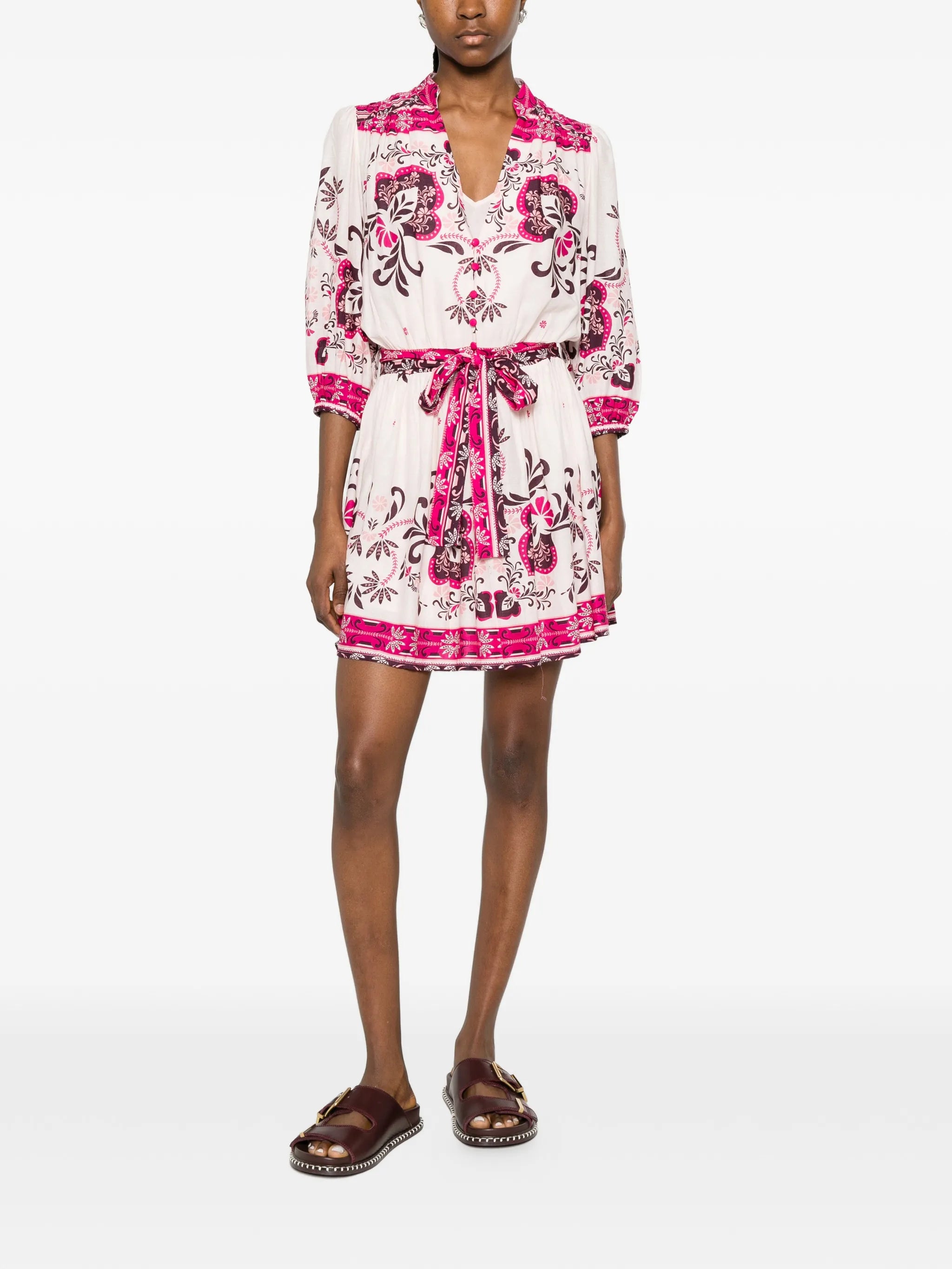 Vestido com estampa floral TWINSET