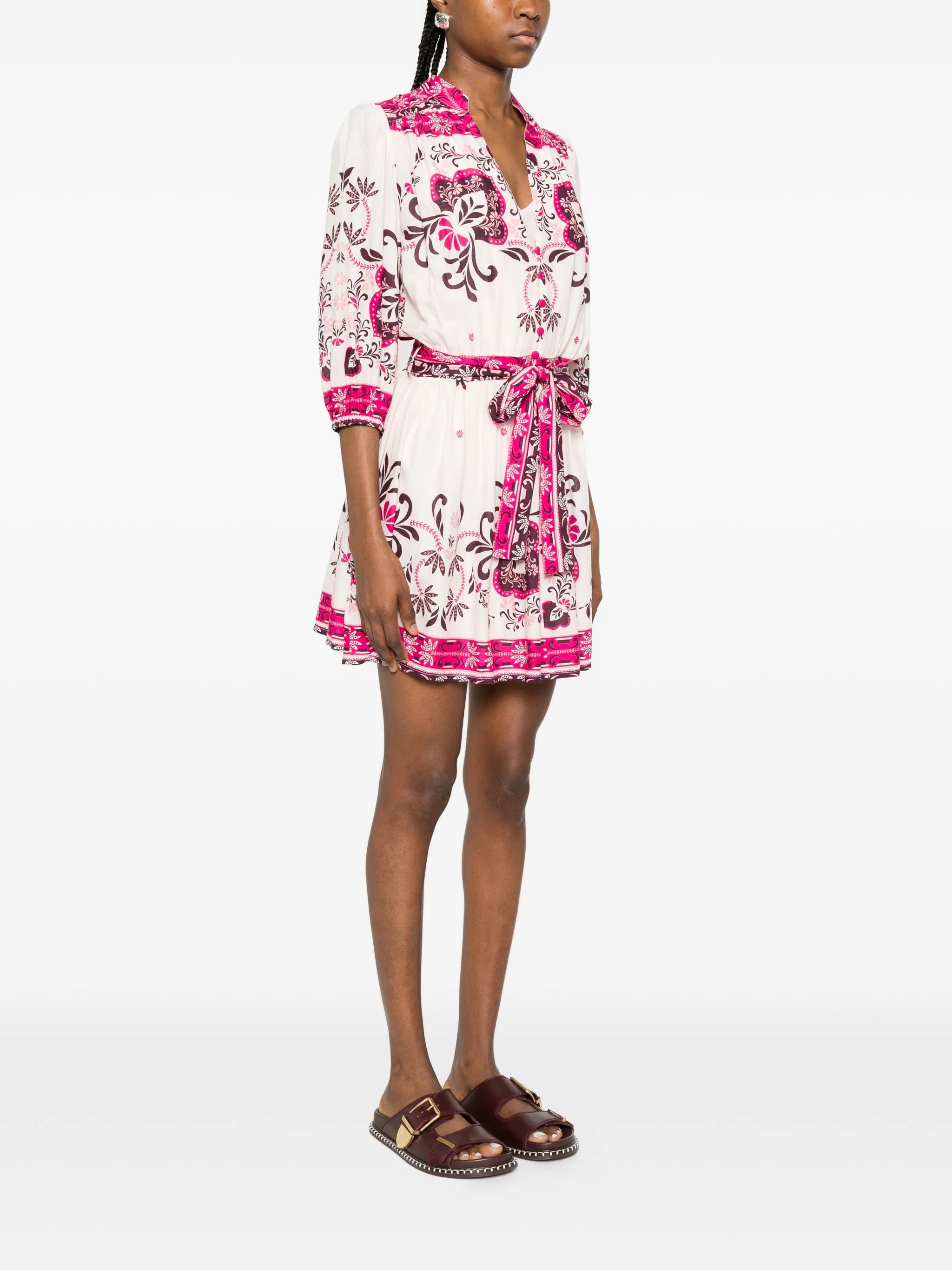 Vestido com estampa floral TWINSET