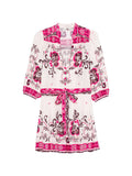 Vestido com estampa floral TWINSET