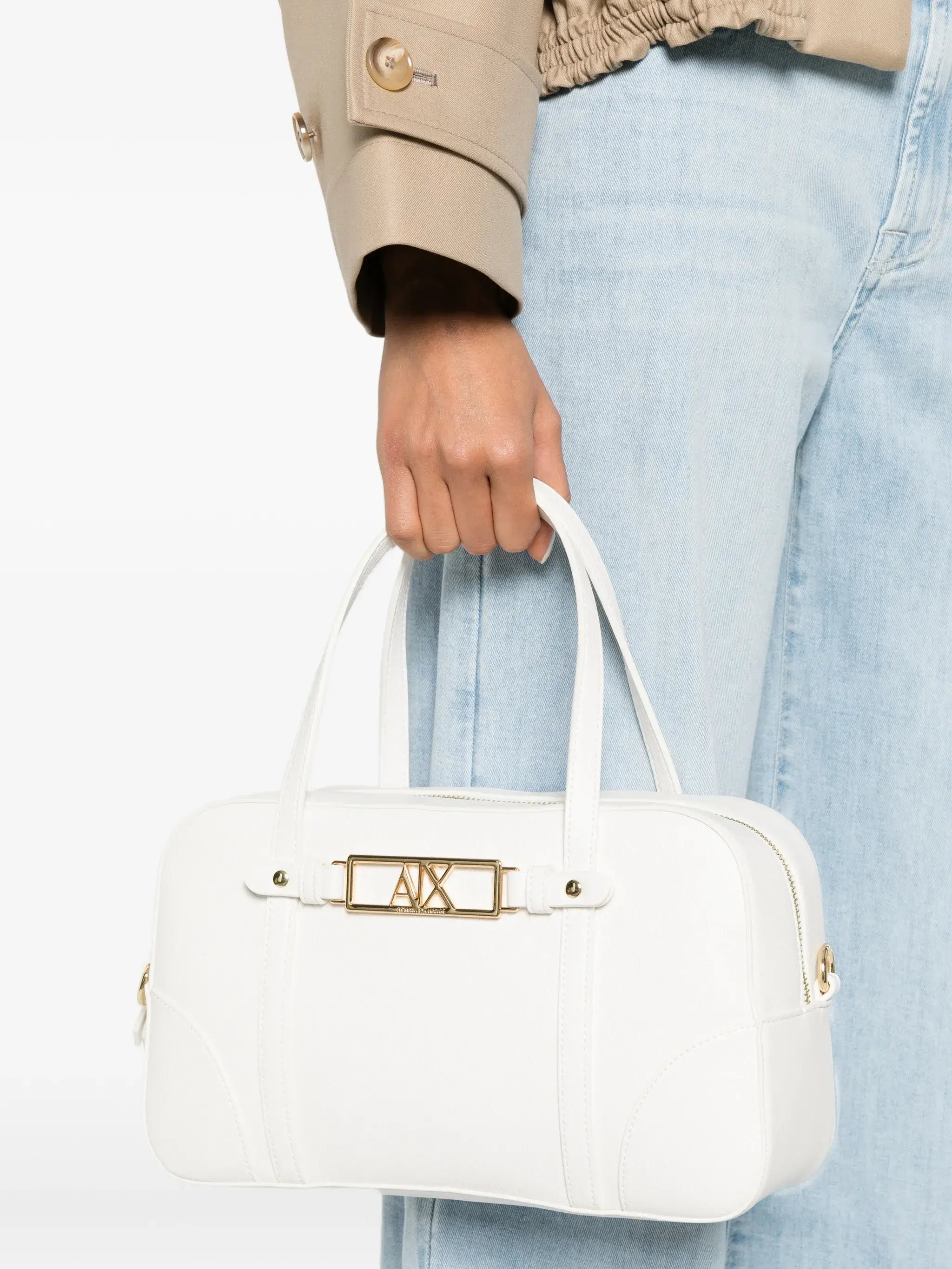 Mala Doctor Bag Off White Armani Exchange