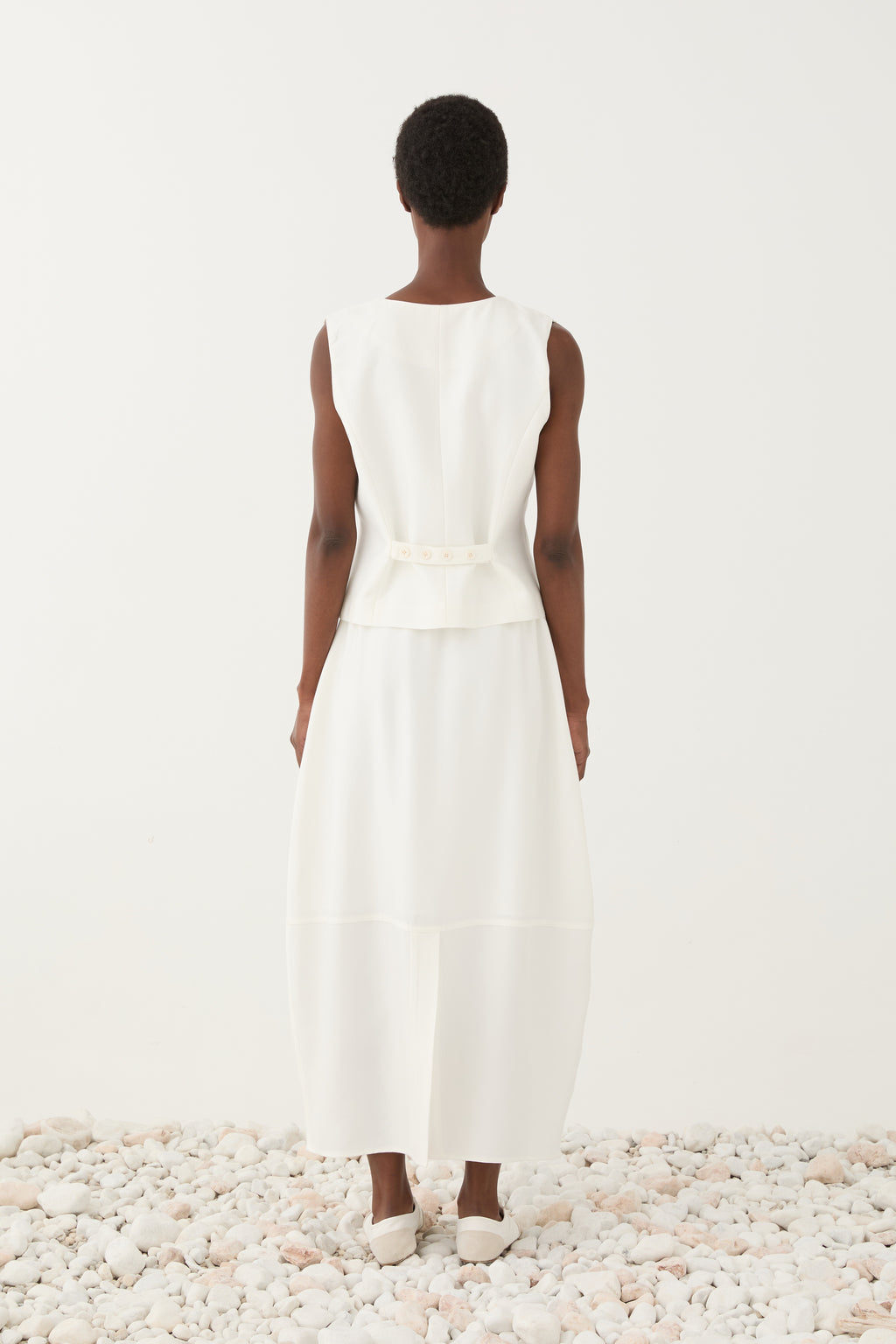 Colete estruturado de linho ELEH