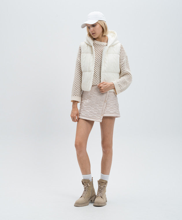 Colete acolchoado com padrão de trançado TWINSET ACTITUDE