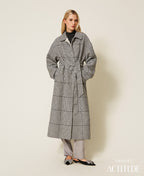 Sobretudo clássico xadrez TWINSET ACTITUDE