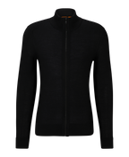 Cardigan lã Logo BOSS bordado