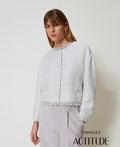 Casaco chanel com franjas TWINSET ACTITUDE