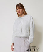 Casaco chanel com franjas TWINSET ACTITUDE