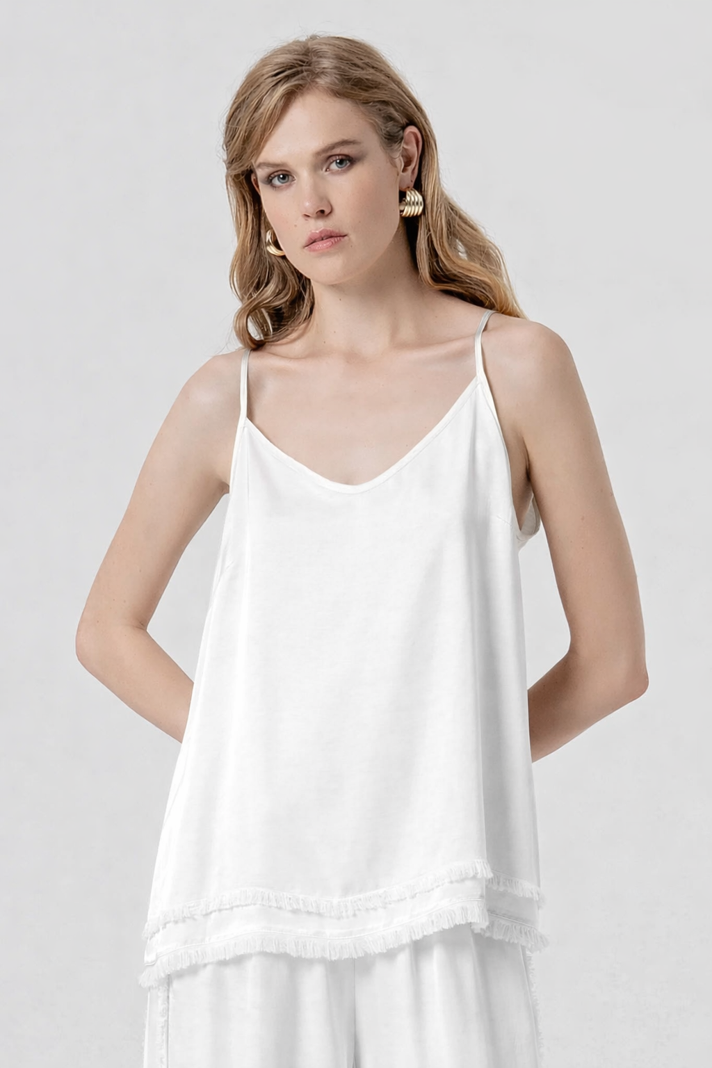 Top em tecido fluído Fracomina