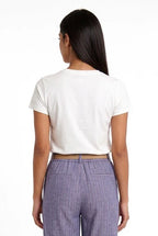 T-shirt com strass MARKUP