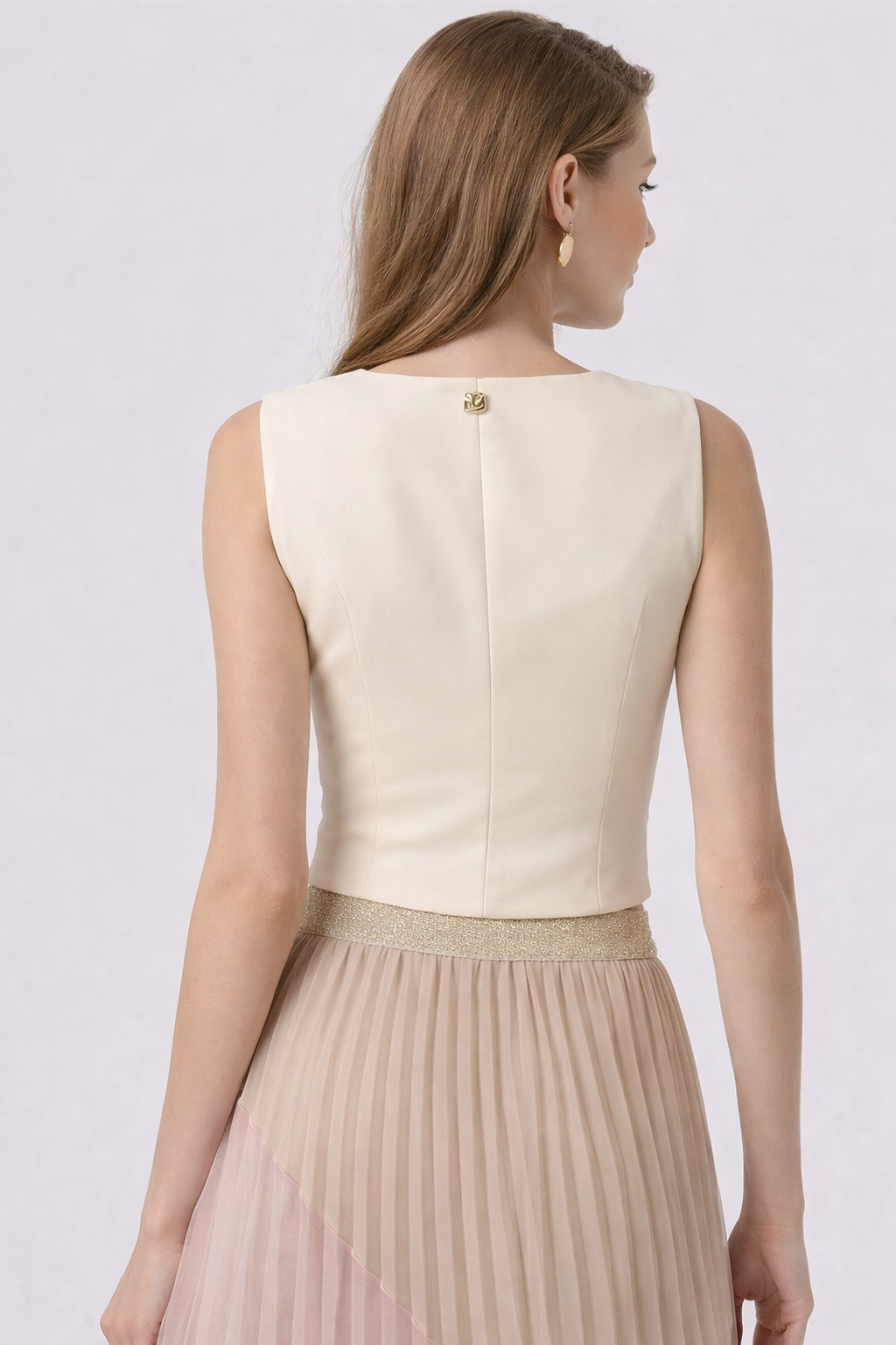 Colete slim com botões centrais FRACOMINA