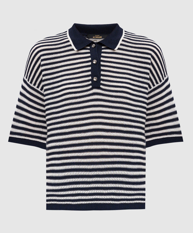 Polo com listras lurex TWINSET ACTITUDE