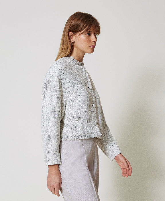 Casaco chanel com franjas TWINSET ACTITUDE