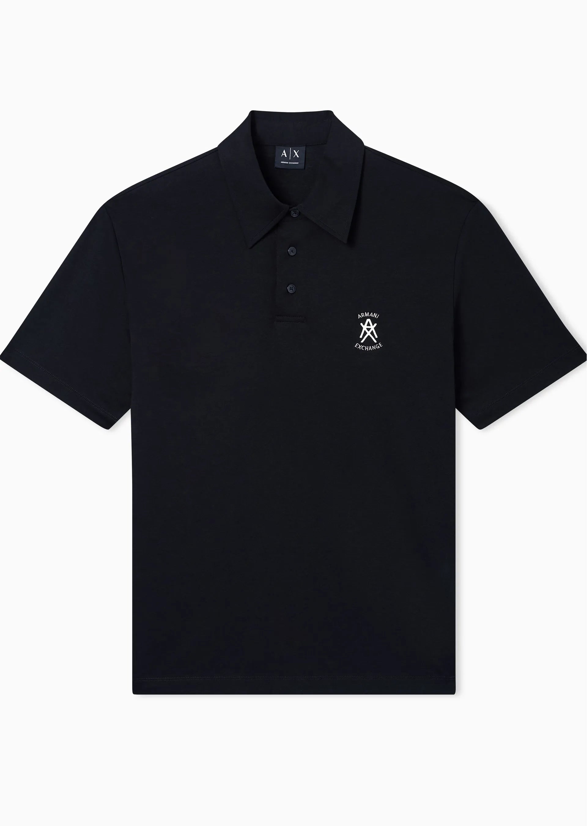 Polo de algodão Armani Exchange