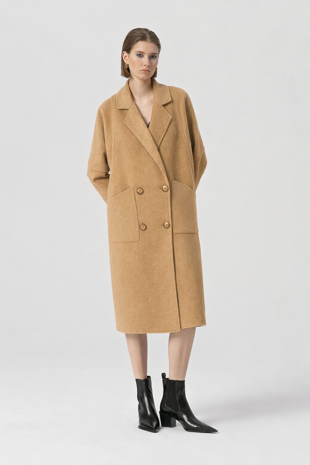 Sobretudo abotoamento duplo Fracomina