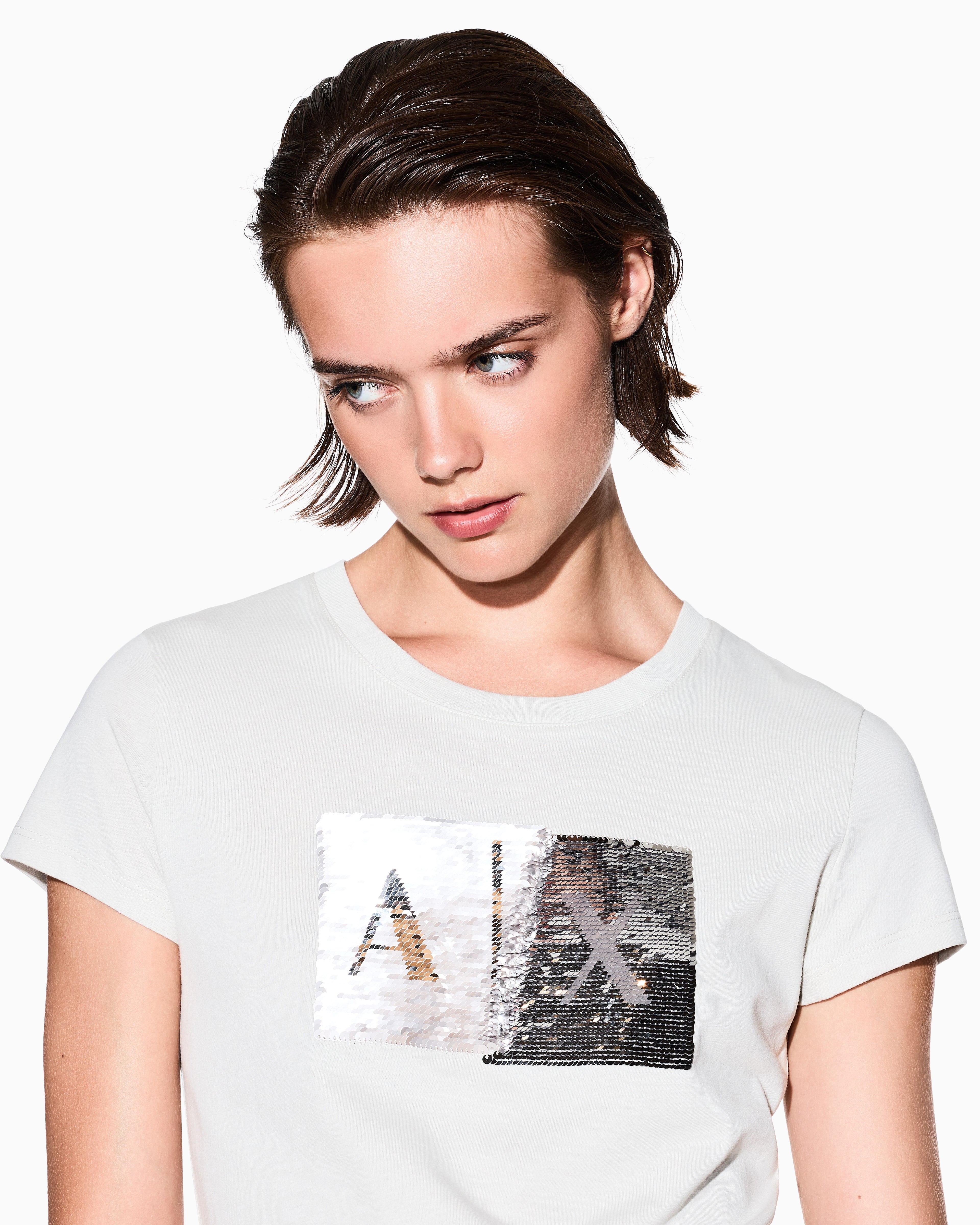 T-shirt de corte justo Armani Exchange