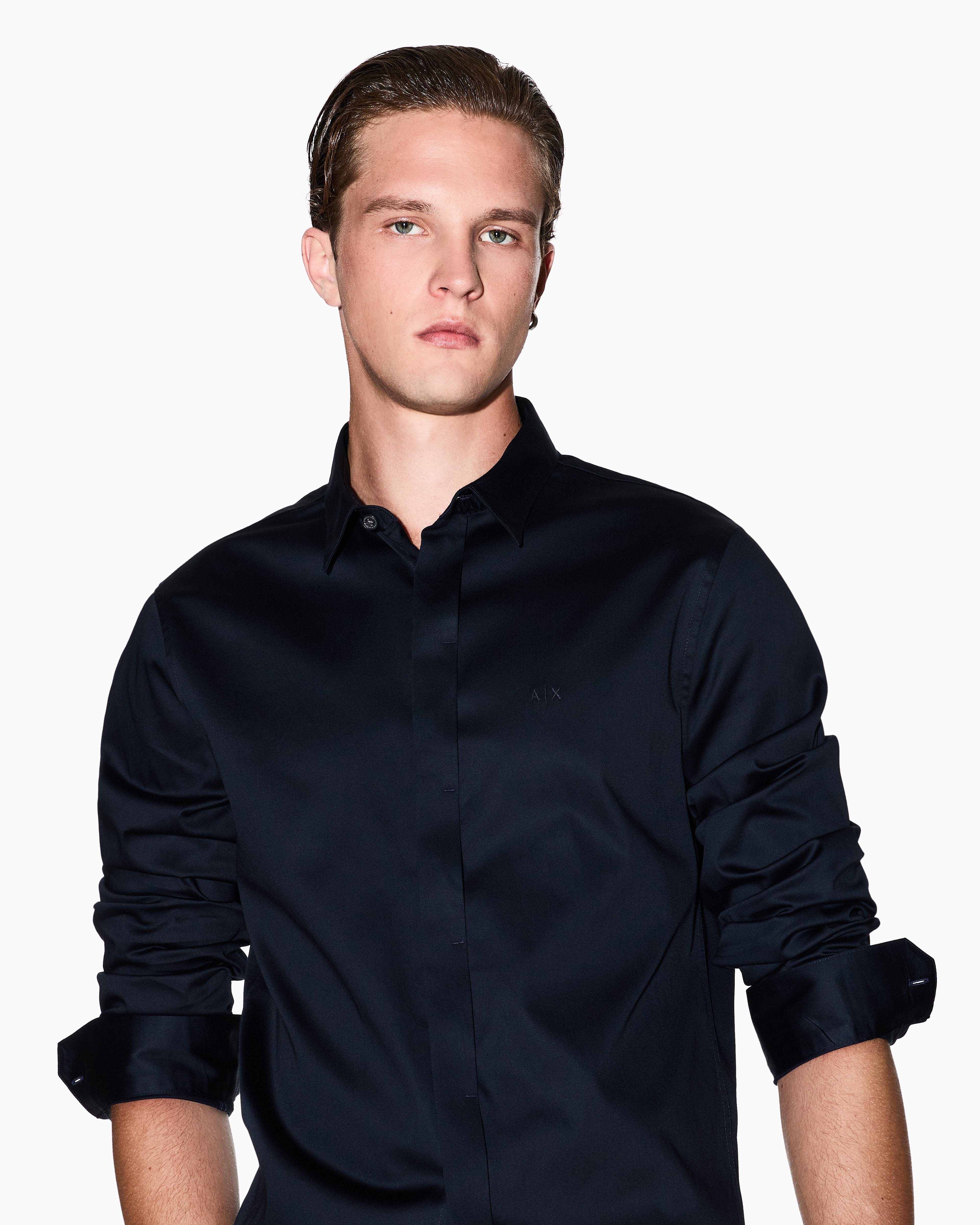 Camisa de corte justo Armani Exchange