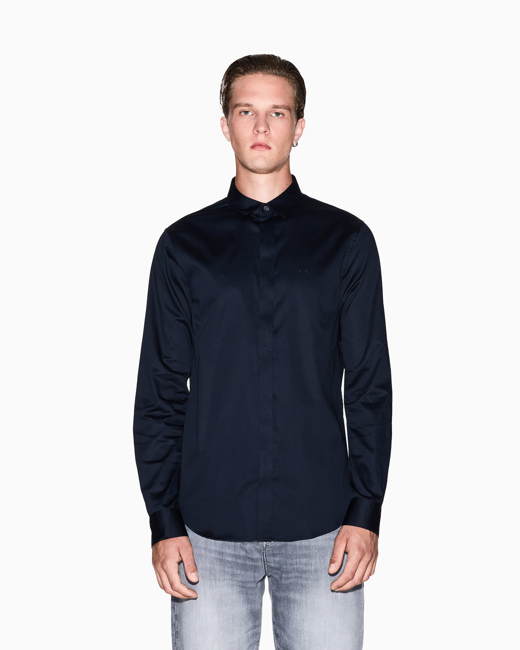 Camisa de corte justo Armani Exchange