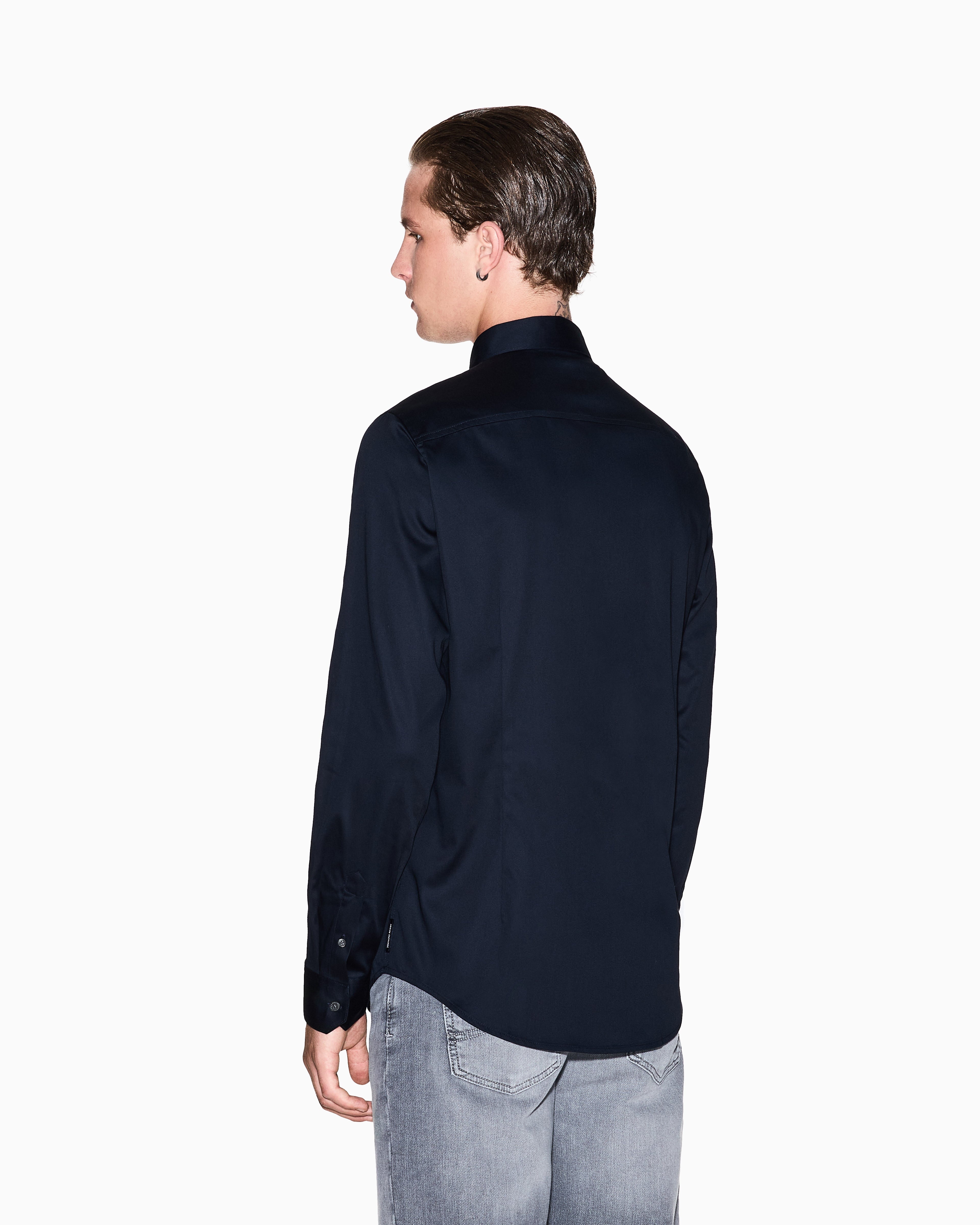 Camisa de corte justo Armani Exchange