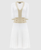 Vestido com lurex TWINSET