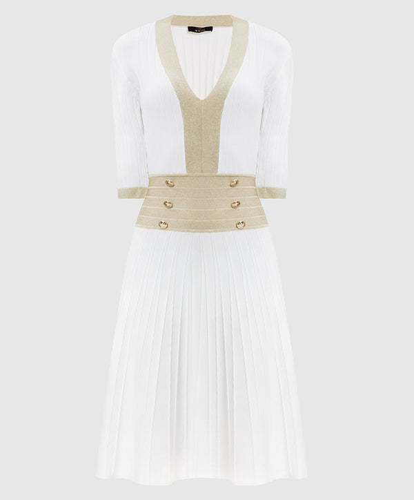 Vestido com lurex TWINSET