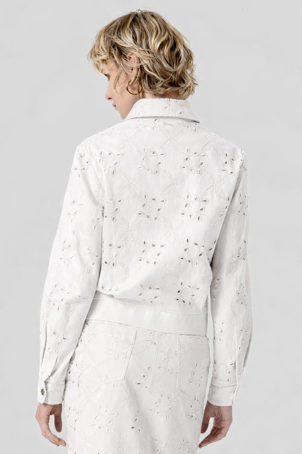 Bomber em renda San Gallo FRACOMINA