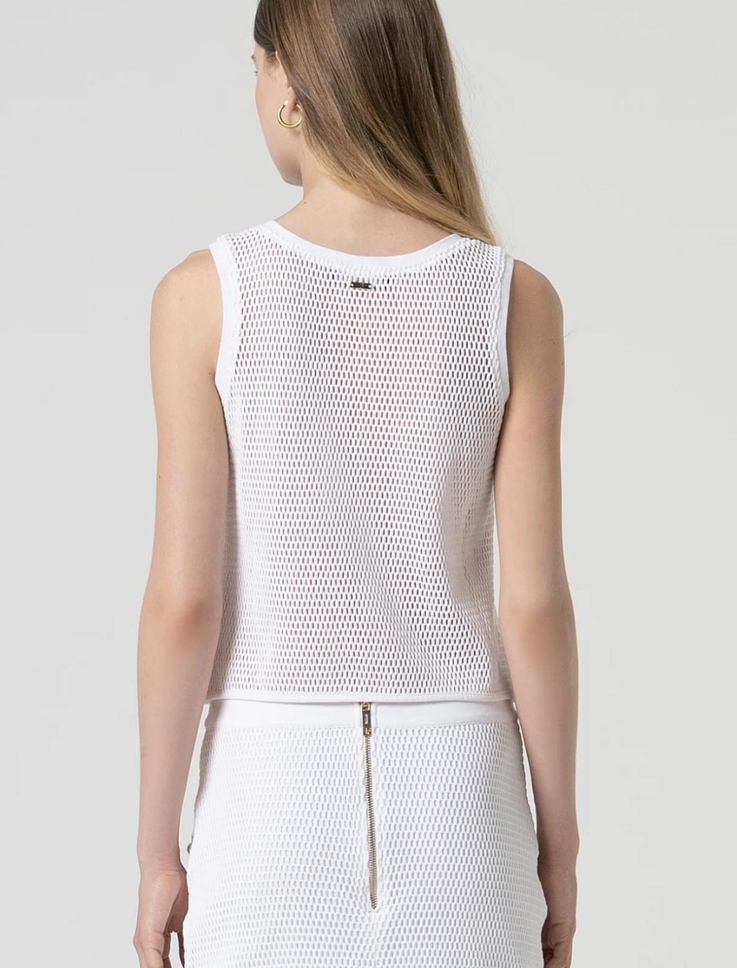 Top com flor decorativa FRACOMINA