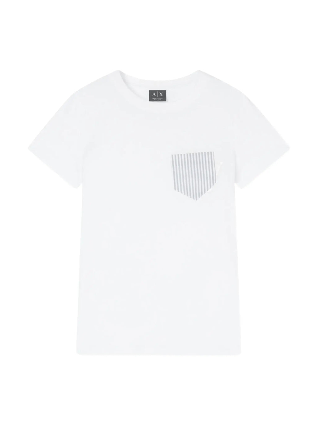 T-shirt aplicação de bolso Armani Exchange