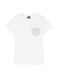 T-shirt aplicação de bolso Armani Exchange