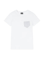 T-shirt aplicação de bolso Armani Exchange