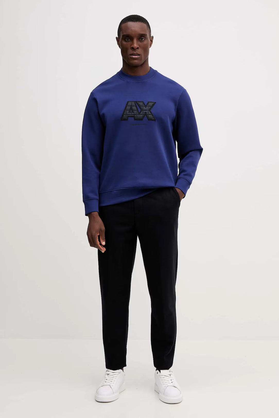 Sweatshirt com logotipo maxi Armani Exchange
