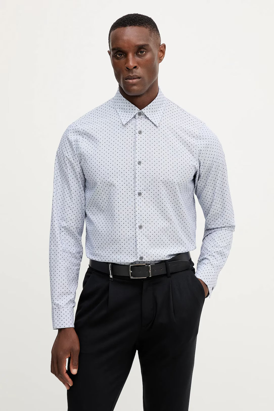 Camisa padrão do logo Armani Exchange