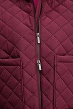 Casaco acolchoado em losangos Armani Exchange