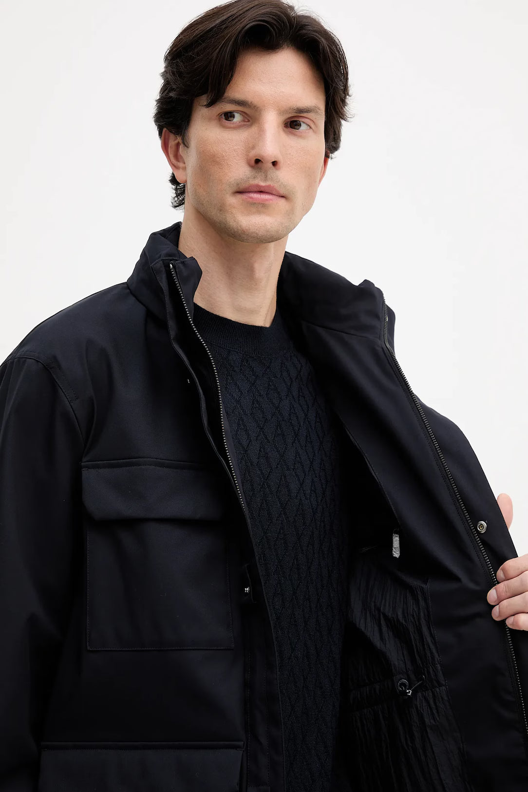 Casaco detalhe bolsos frontais Armani Exchange