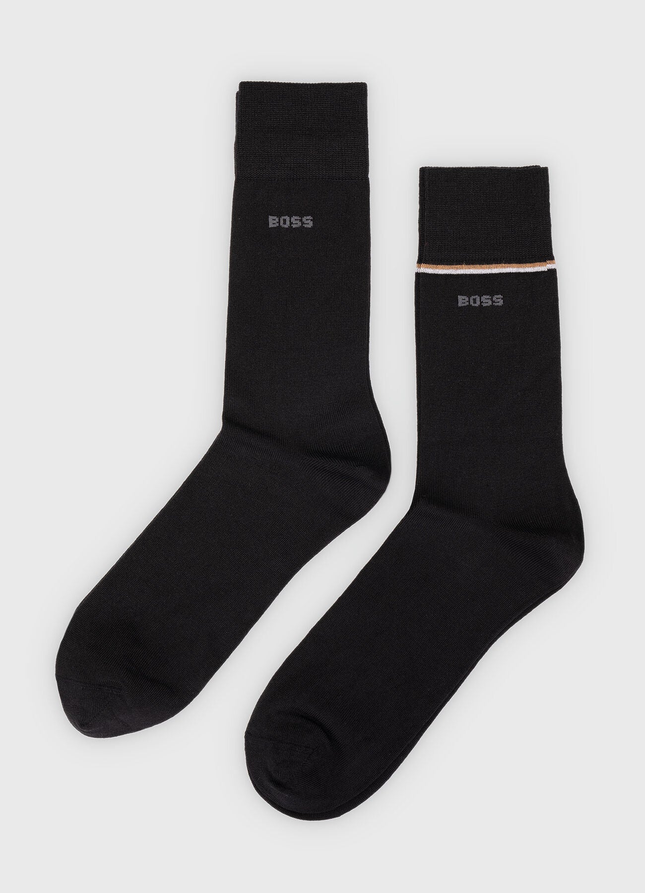 Pack dois pares de meias detalhe listrado BOSS