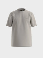 T-shirt básica com logo bordado BOSS