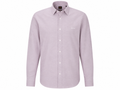 Camisa BOSS Regular Fit medium red para homem em algodão elástico com logótipo bordado. 
