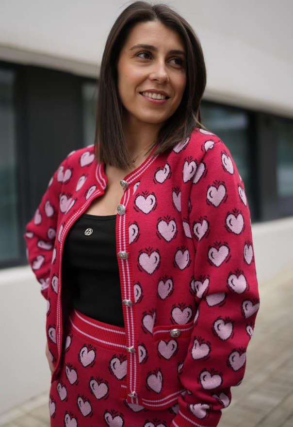 Cardigan corações SCOTCH&SODA