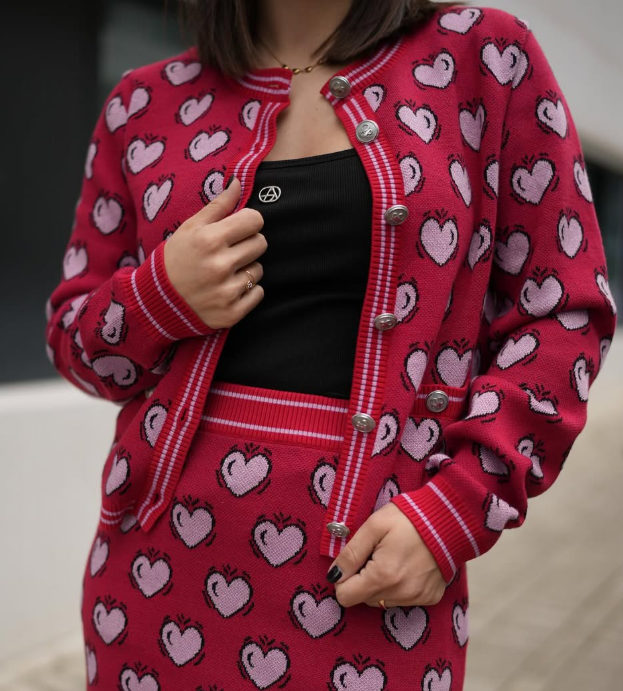 Cardigan corações SCOTCH&SODA