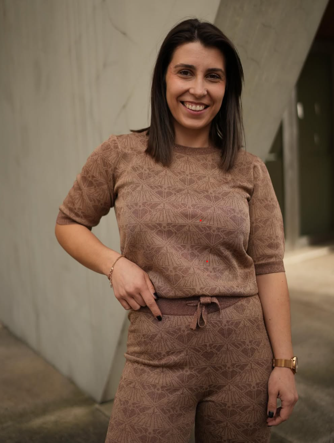 Calças de malha com monograma SCOTCH&SODA