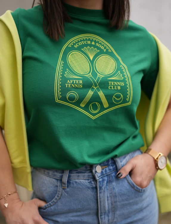 T-shirt estampa de ténis SCOTCH&SODA