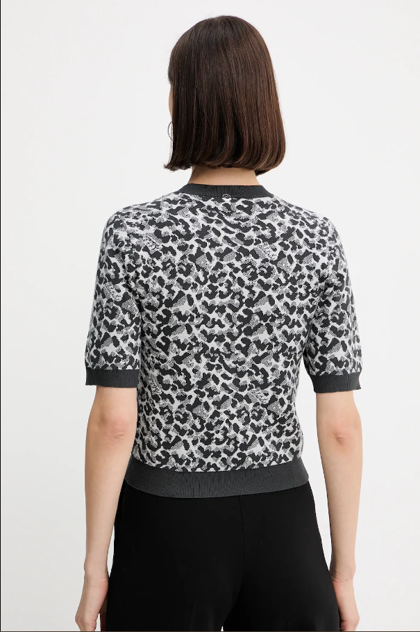 Camisola de malha padrão TWINSET ACTITUDE