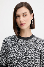 Camisola de malha padrão TWINSET ACTITUDE