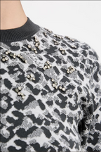 Camisola de malha padrão TWINSET ACTITUDE